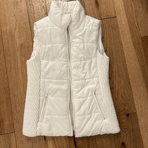 Liz Claiborne white winter vest.